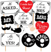 SYGA Set of 13 Pre Wedding Party Photo Booth Props